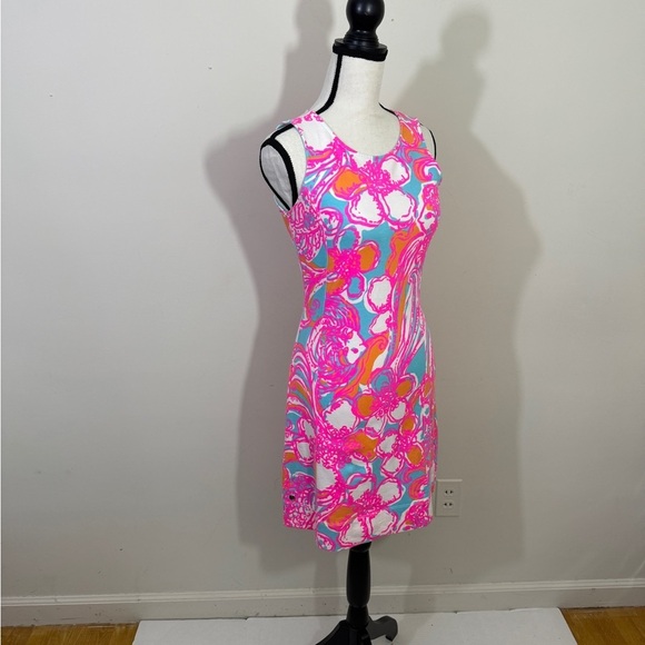 Lilly Pulitzer Feeling Tanked Sleeveless Shift Dress. Sz sm - Picture 1 of 12